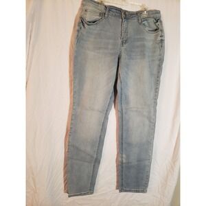 Women's Rue21 Midrise Curvy Skinny Jeans Size 14L (H379)